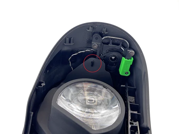 Overview of the eye tube gasket area