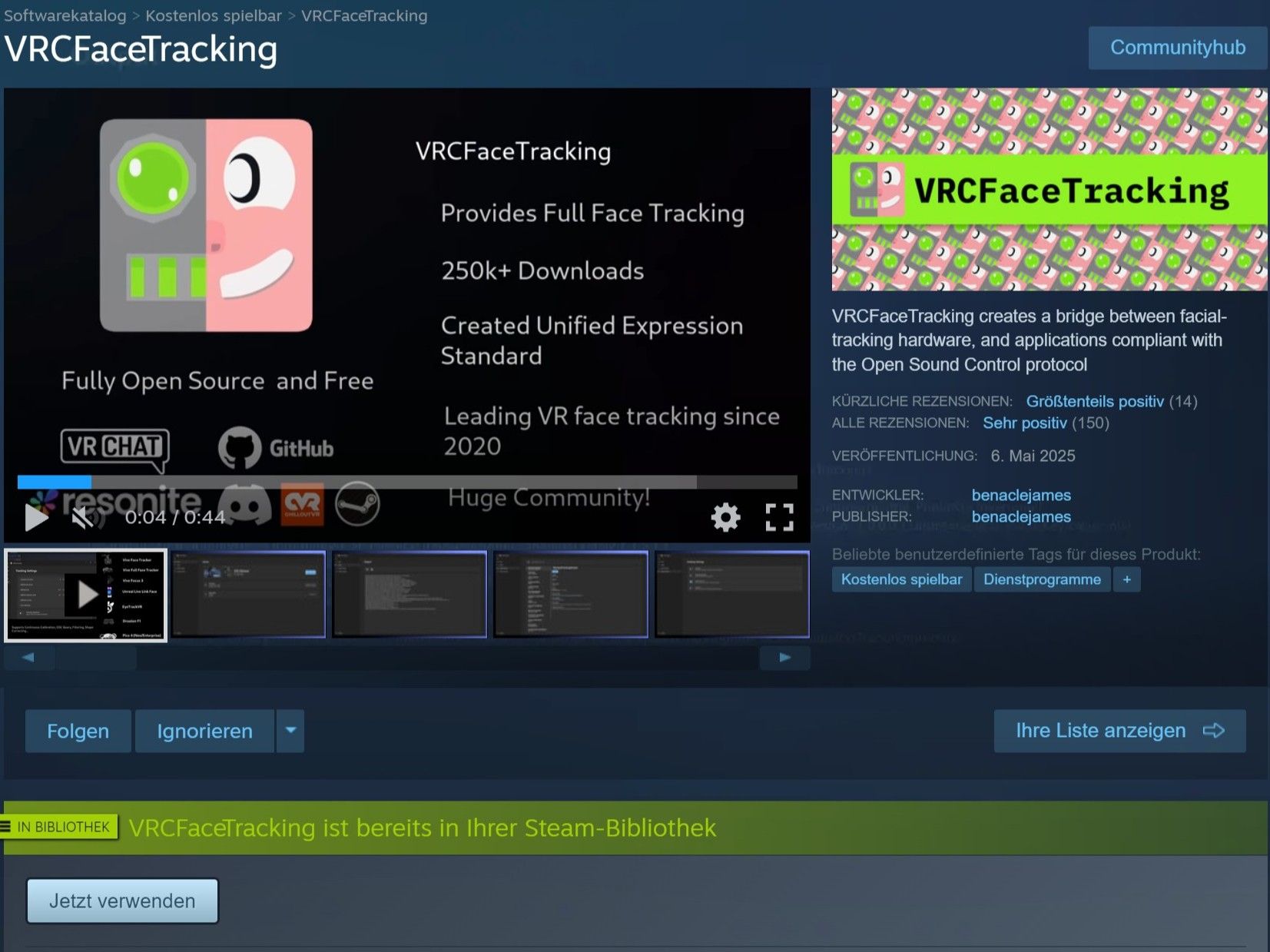 VRCFaceTracking Module Registry